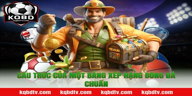 Cấu Trúc Của Một Bảng Xếp Hạng Bóng Đá Chuẩn
